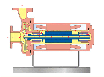 CH Hollow shaft pump